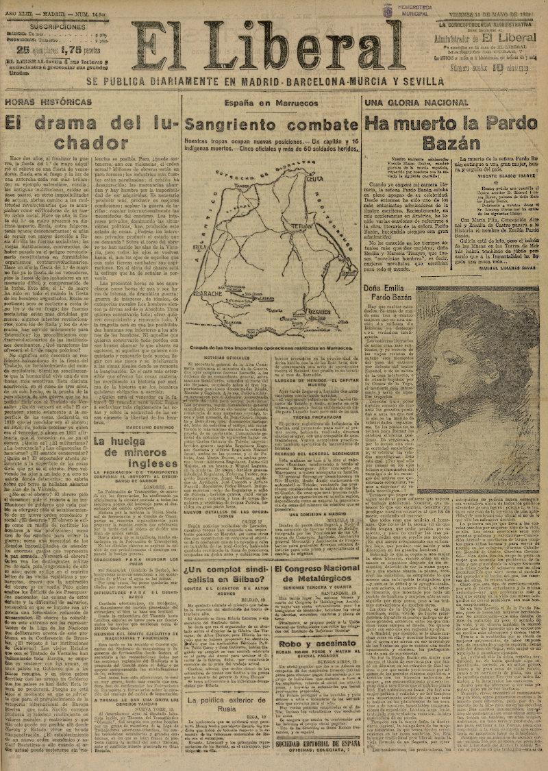 El Liberal (13 de mayo 1921)